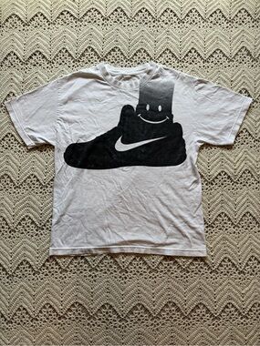 Vintage Nike Kobe Bryant Ankle Insurance Shirt White Black Graphic Tee